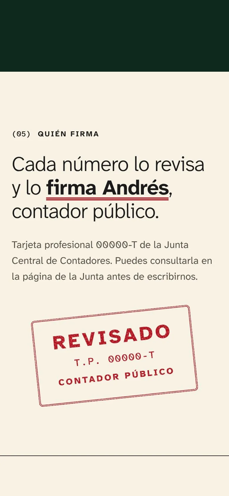 Pantalla de celular de una web de muestra (14)