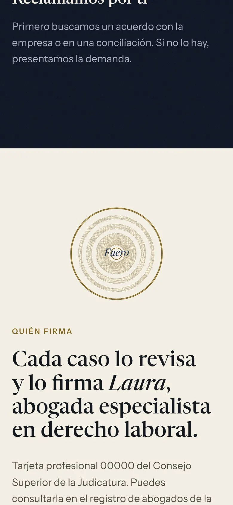 Pantalla de celular de una web de muestra (13)